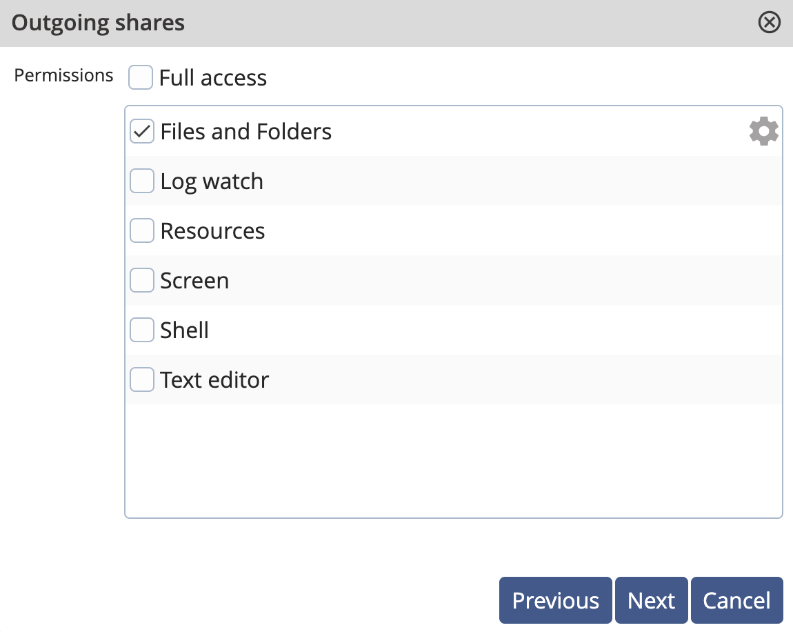 How to share only a specific folder? – DWService – Docs
